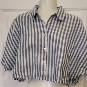 Spring Forever 21 -Stripped Cropped Top